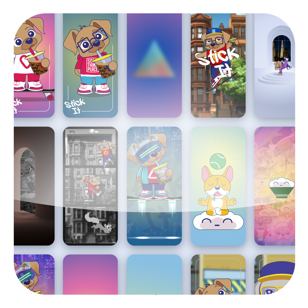 Whimsy Stack (15 wallpapers)