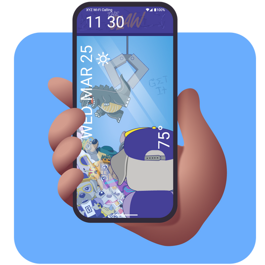 UI of an arcade claw machine